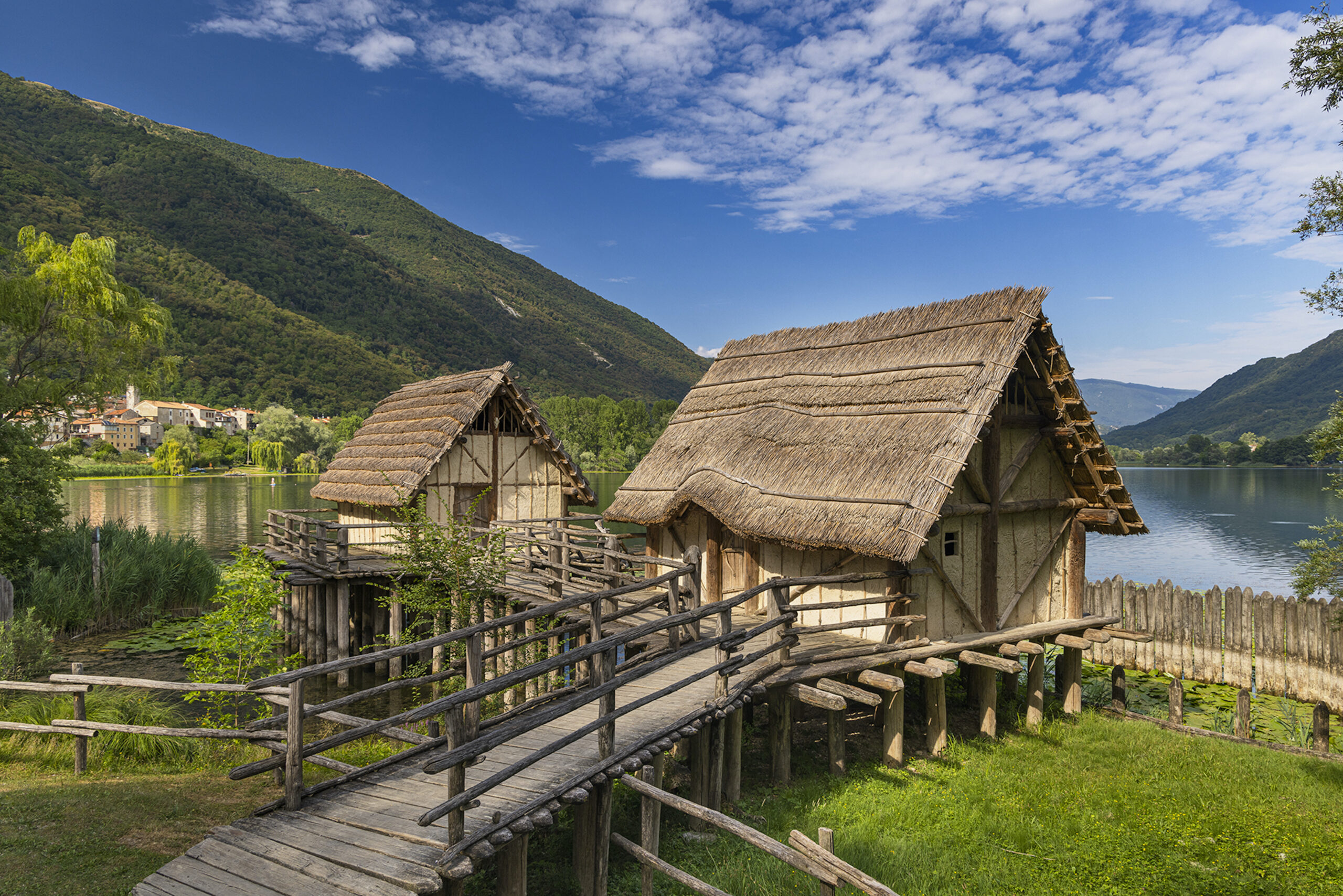 Palafitte del parco del Livelet a Revine Lago - crediti fotografici Parco Archeologico del Livelet